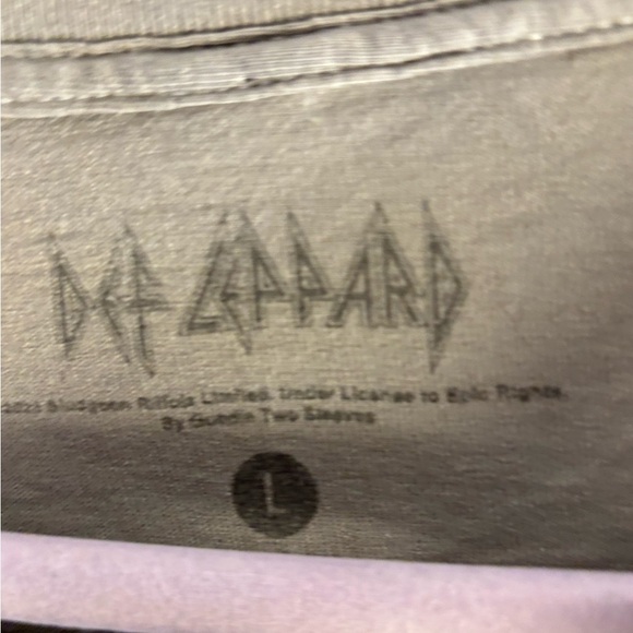 Def Leppard Upcycled Vintage Kantha Quilt Butterfly Poncho Shirt , Size Large - Picture 8 of 12